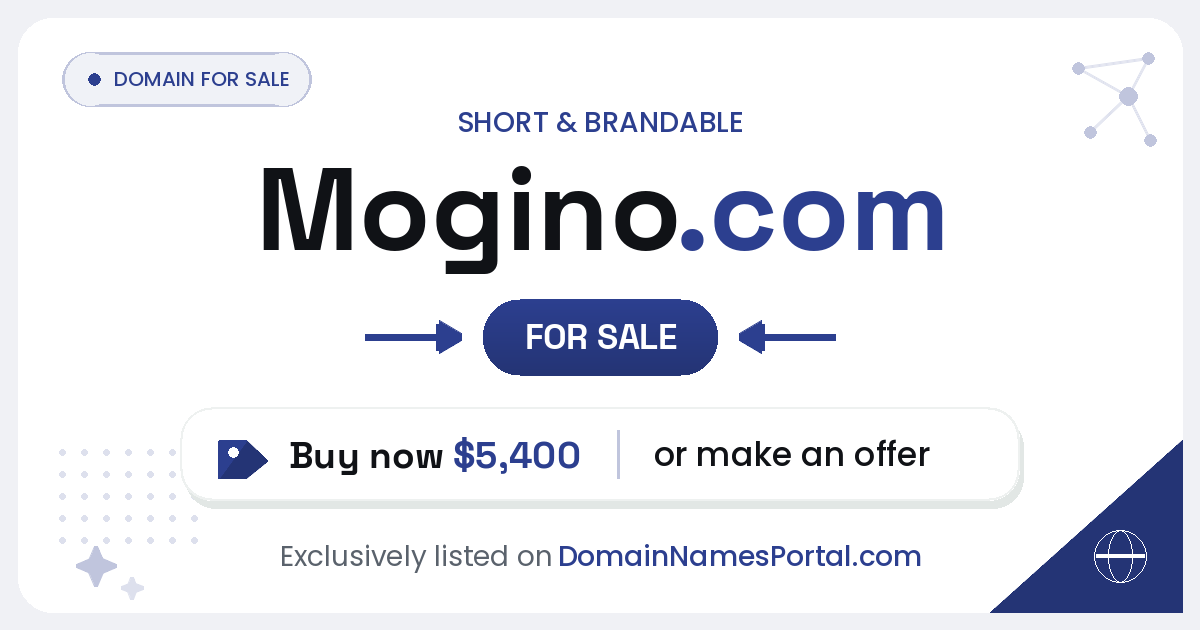 Mogino.com share card