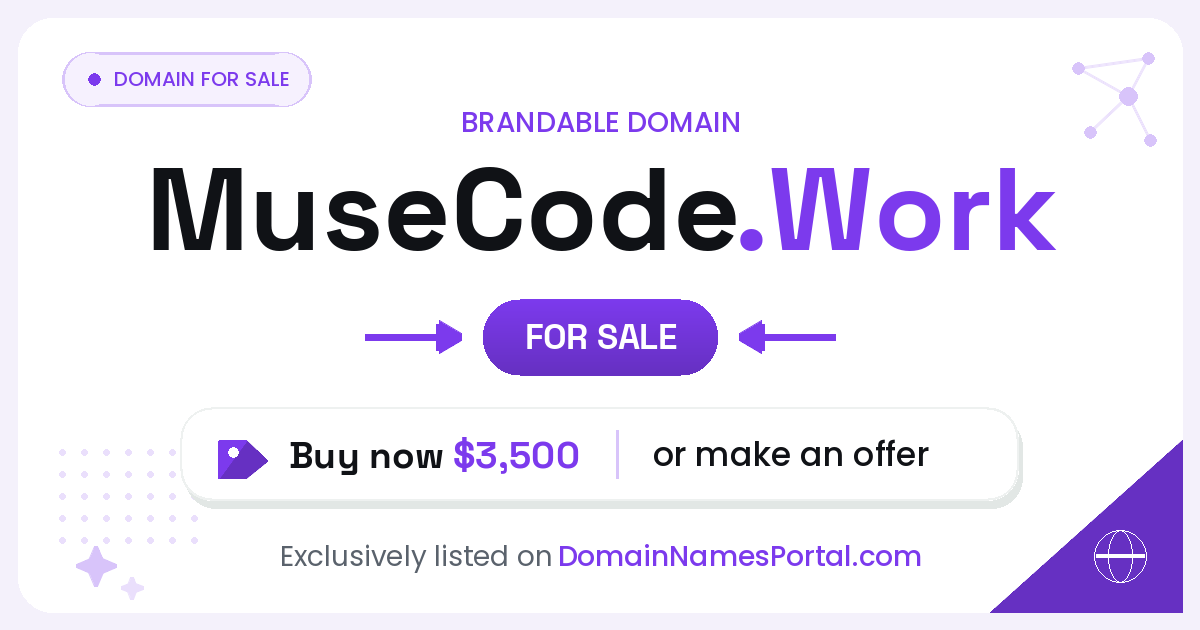 MuseCode.Work share card
