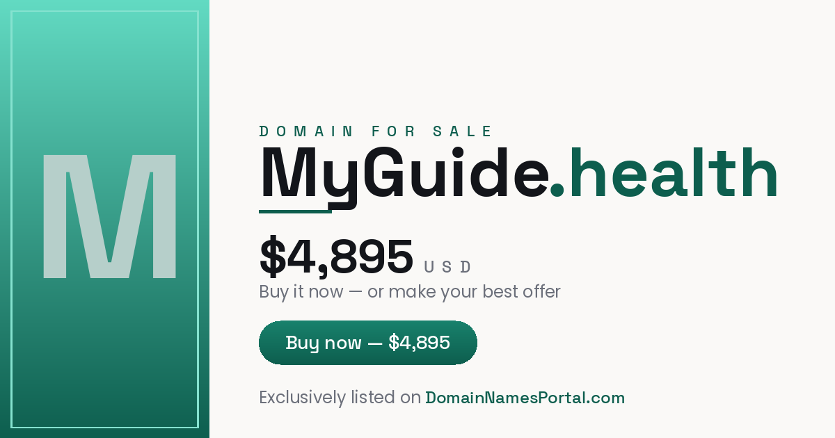 MyGuide.health share card