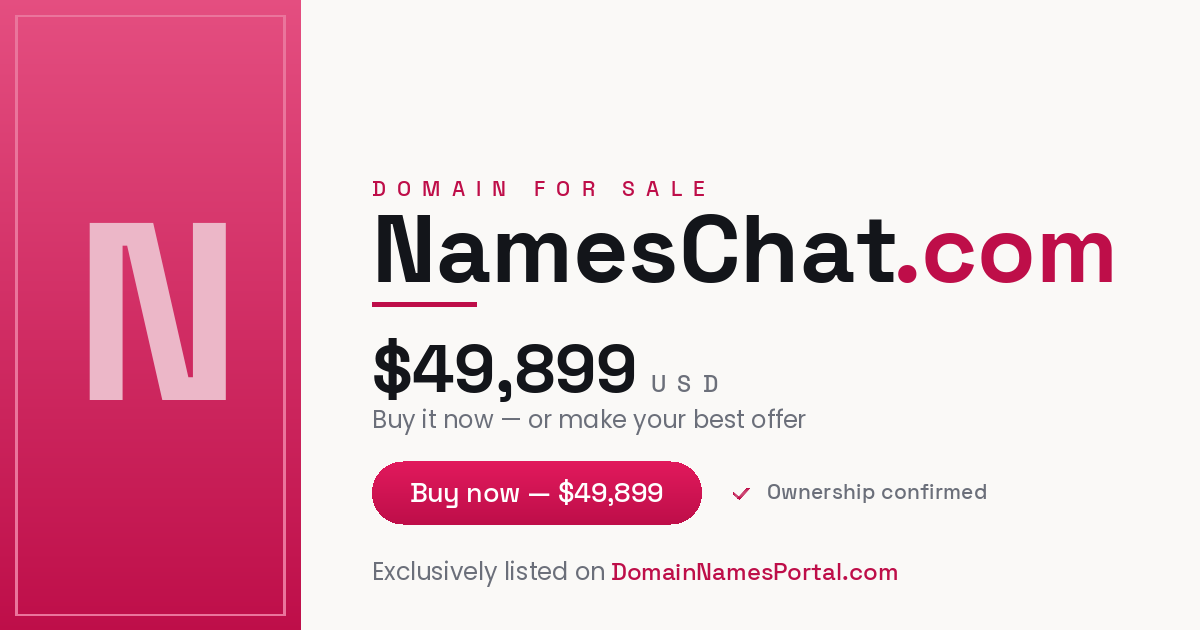 NamesChat.com share card