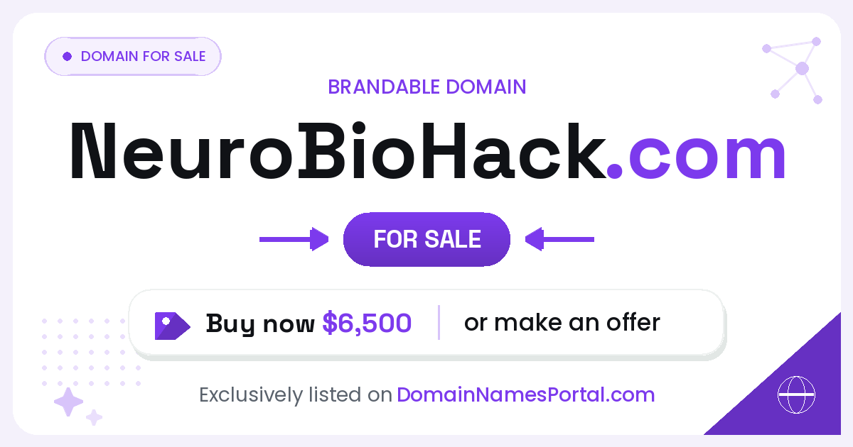 NeuroBioHack.com share card