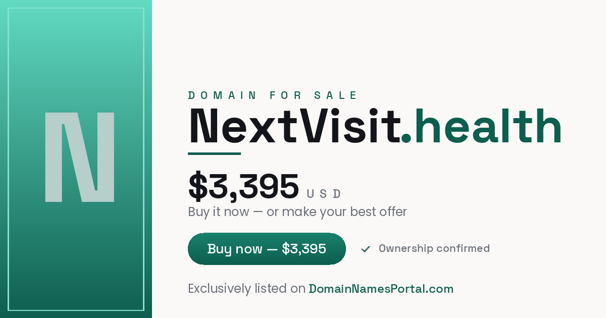 NextVisit.health share card