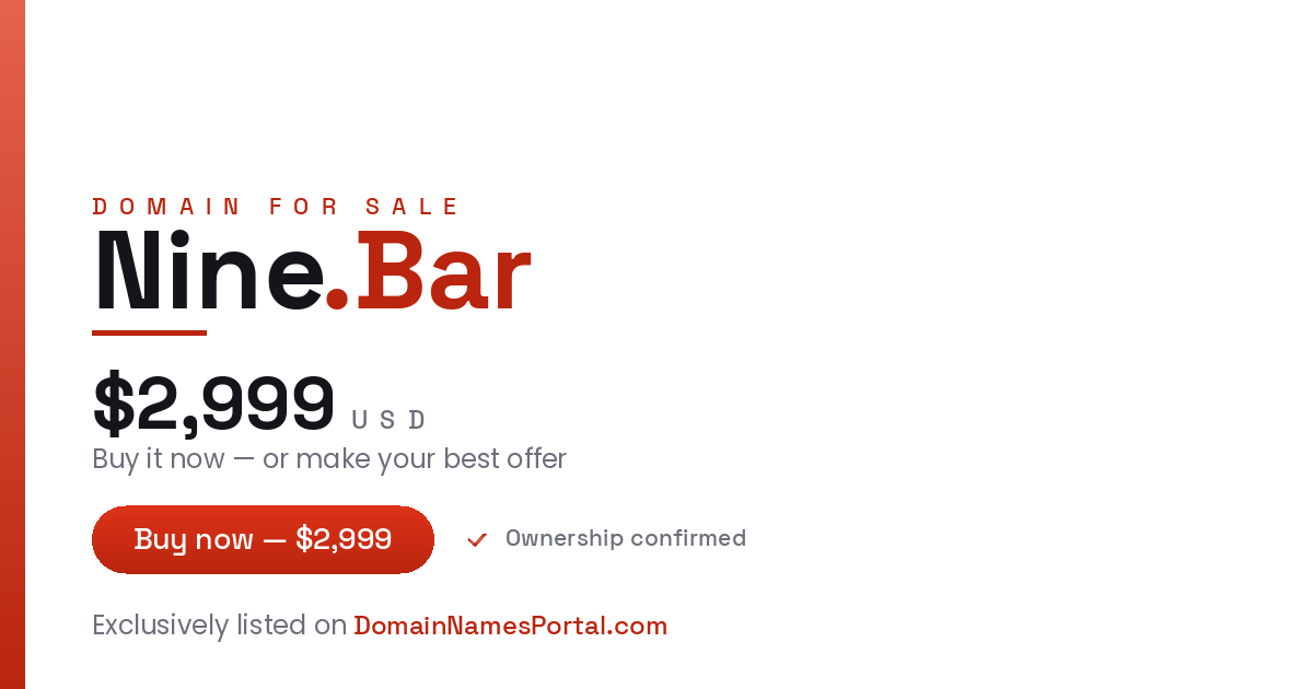 Nine.Bar share card