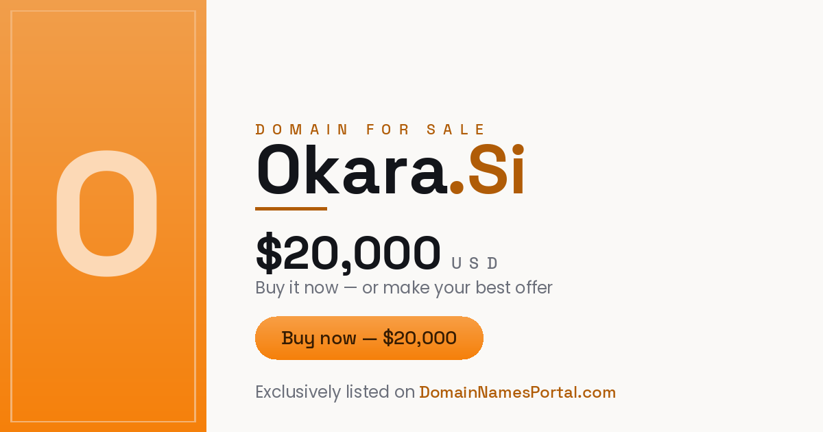 okara.si share card
