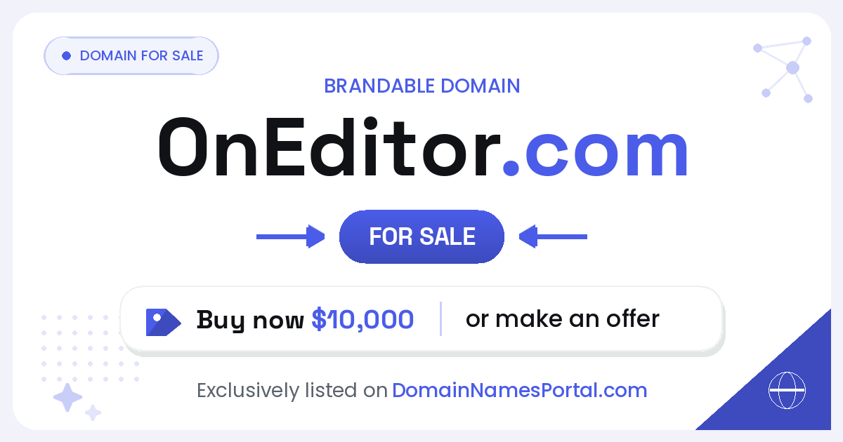 OnEditor.com share card