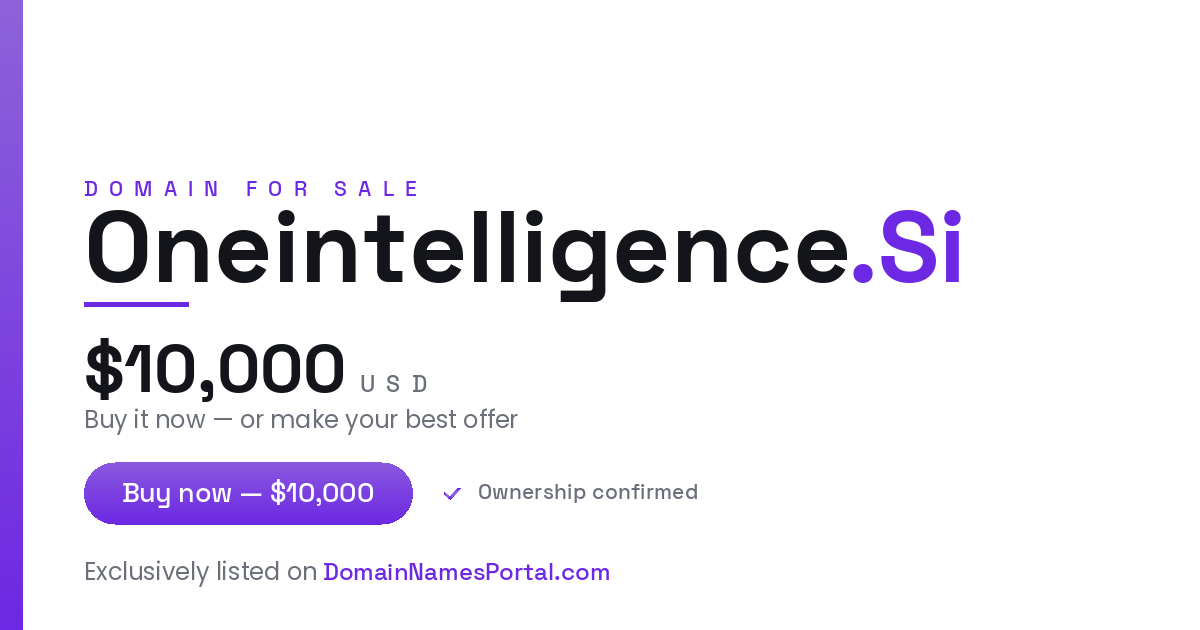 oneintelligence.si share card