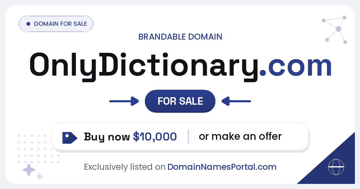 OnlyDictionary.com share card