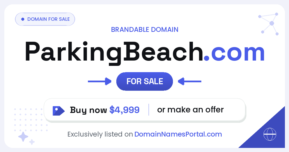 ParkingBeach.com share card