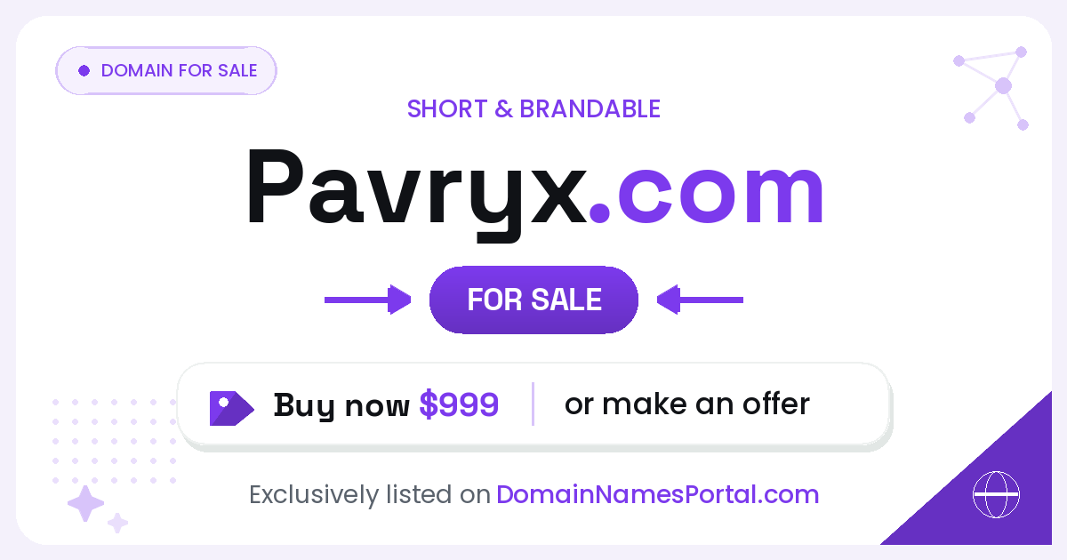 Pavryx.com share card