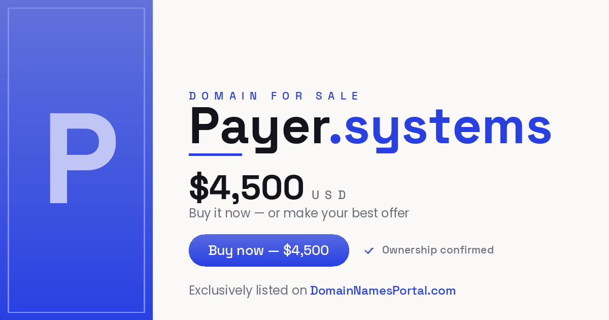 Payer.systems share card