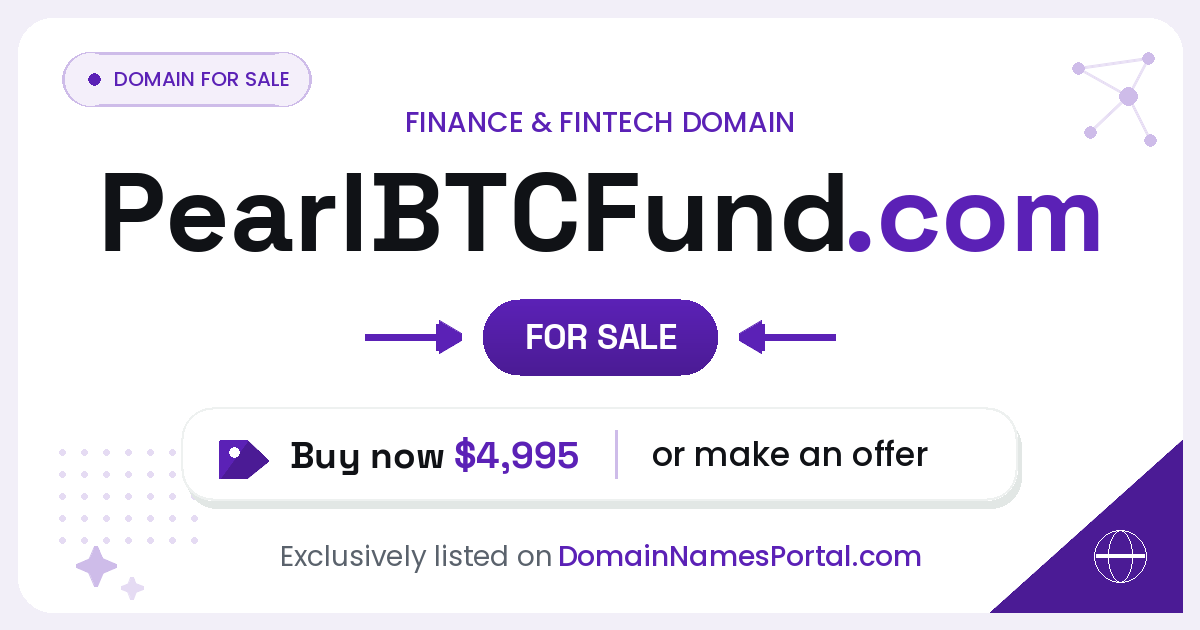 PearlBTCFund.com share card