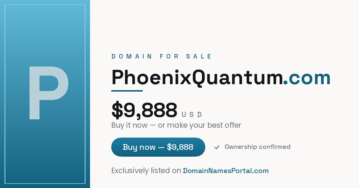 PhoenixQuantum.com share card