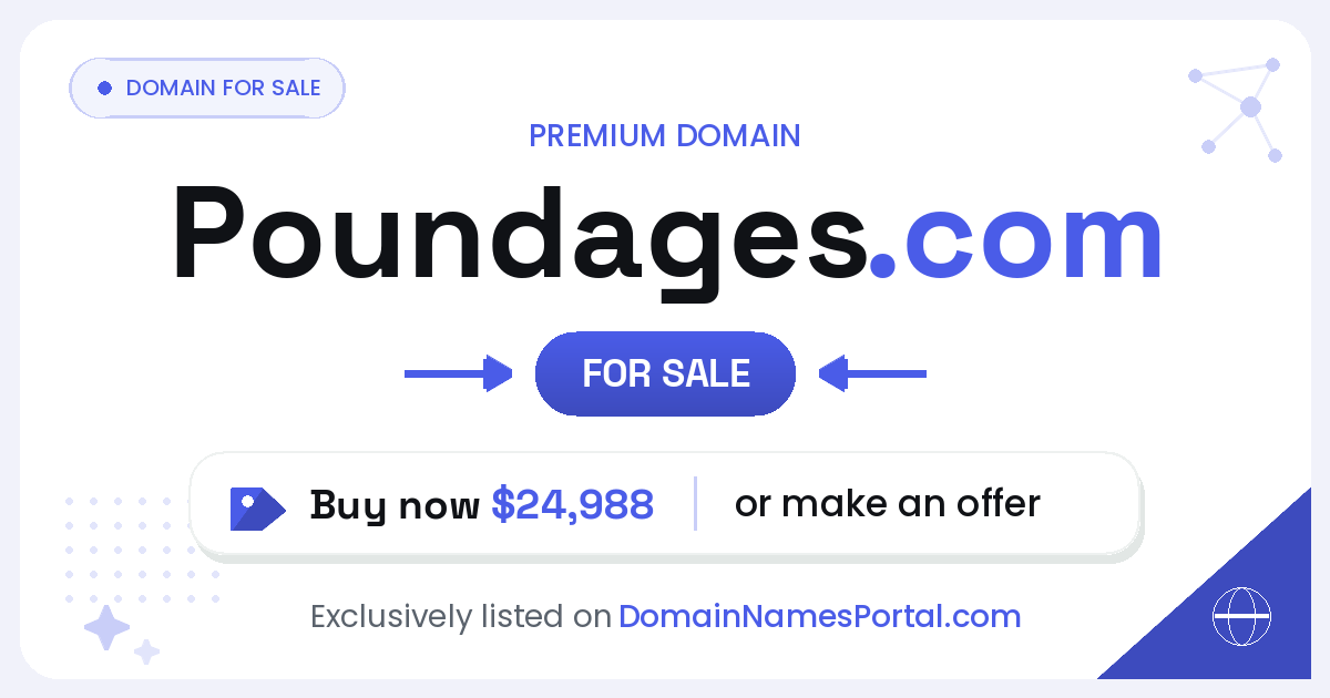 poundages.com share card