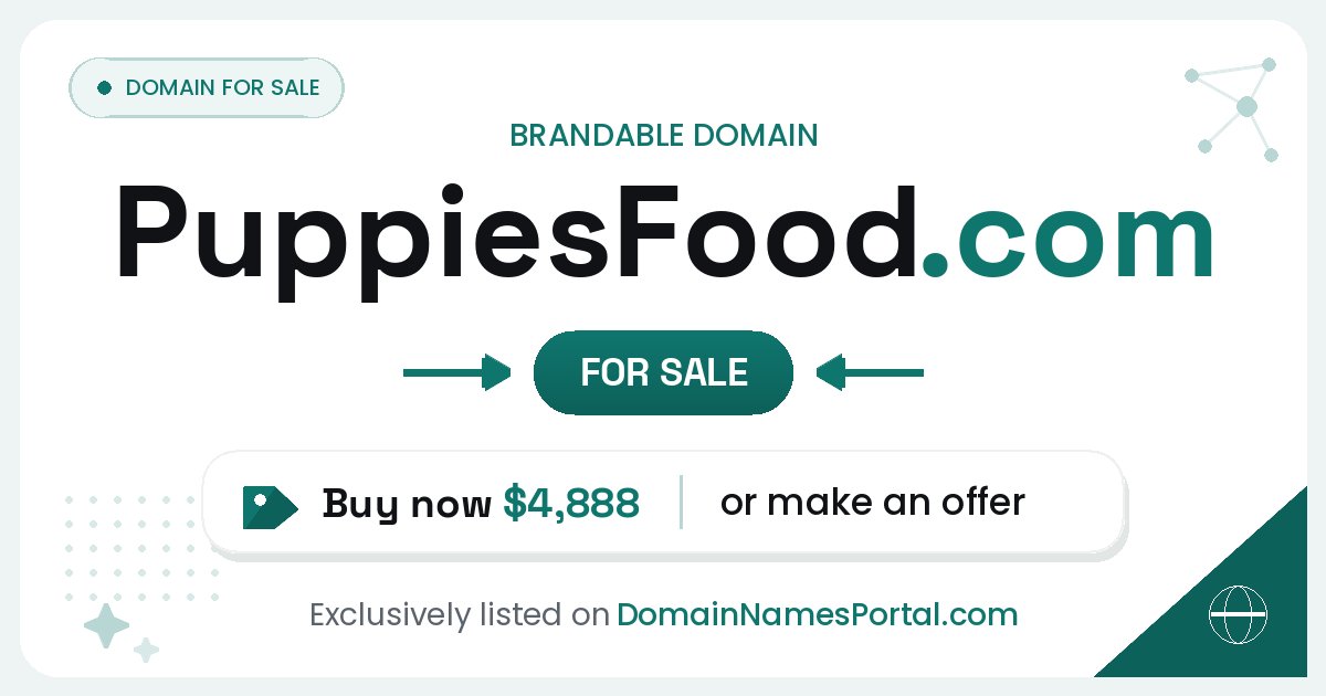PuppiesFood.com share card