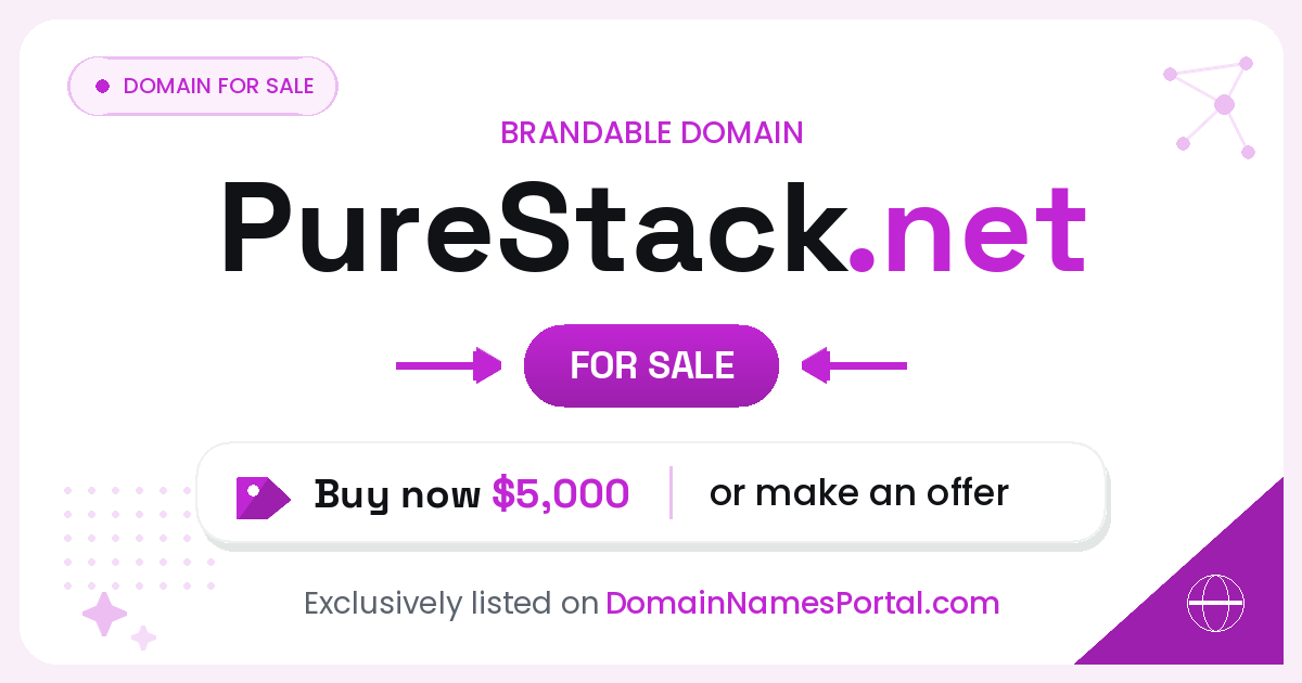 PureStack.net share card