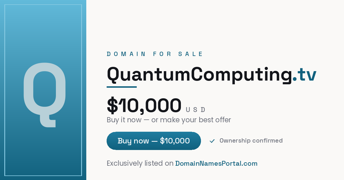 QuantumComputing.tv share card