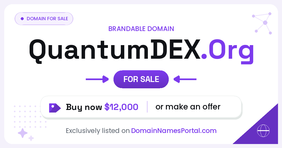QuantumDEX.Org share card