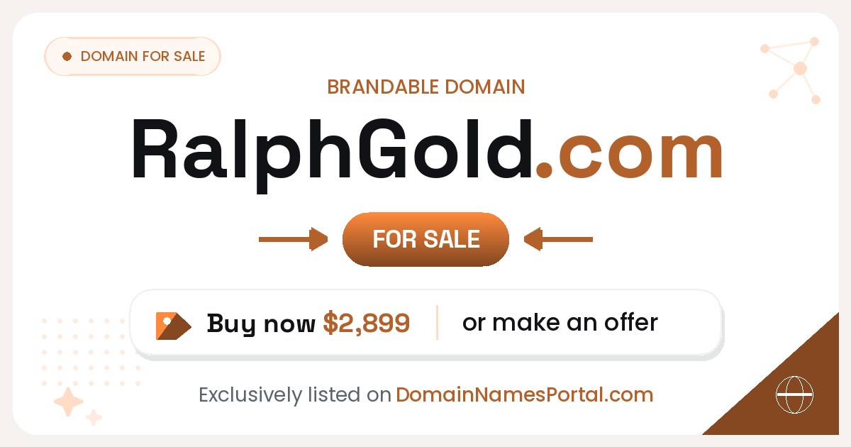 RalphGold.com share card