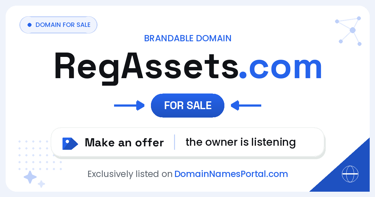 RegAssets.com share card