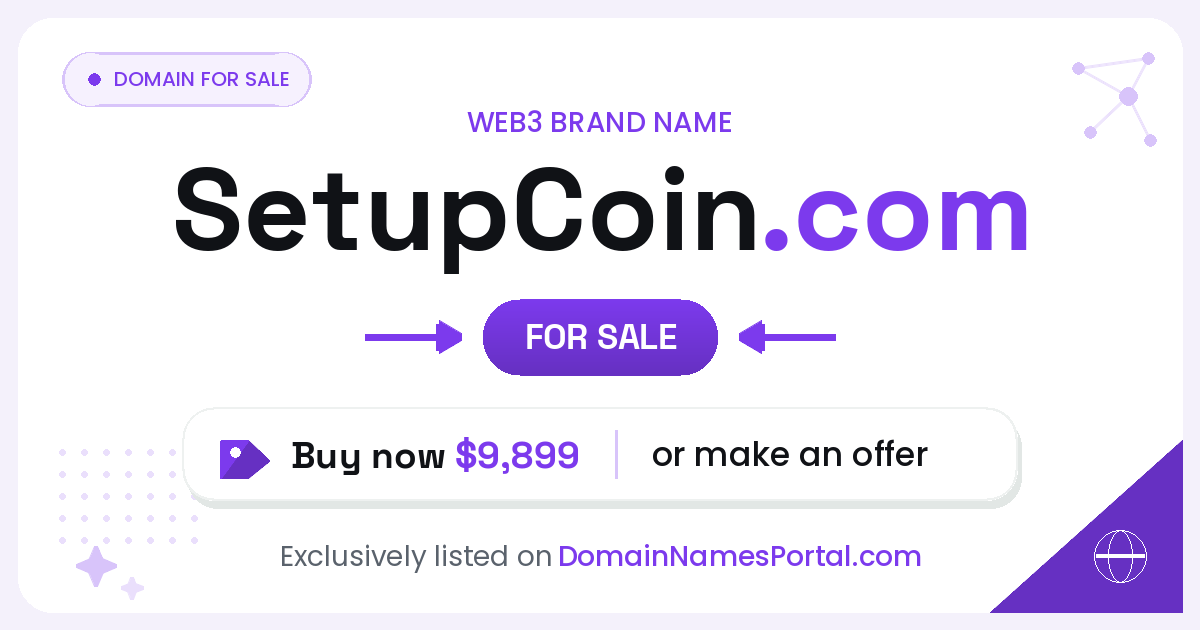 SetupCoin.com share card