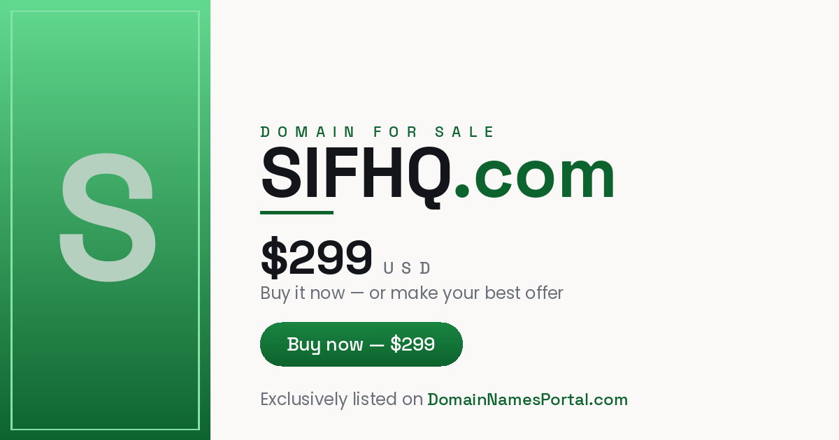 SIFHQ.com share card