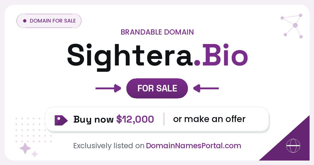 Sightera.Bio share card