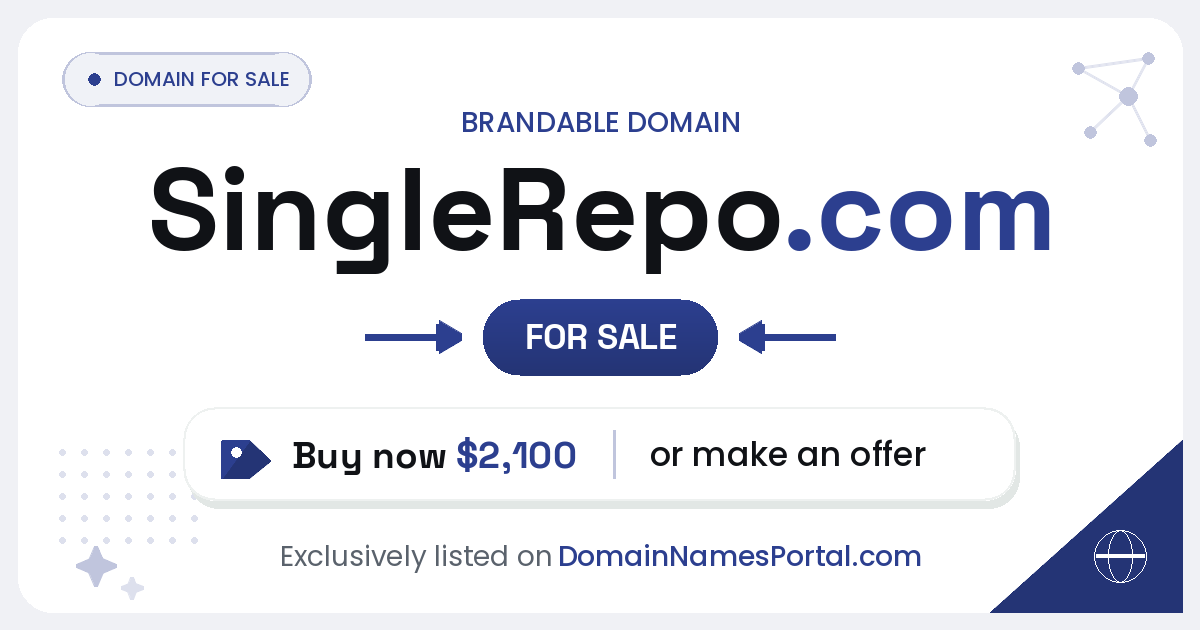 SingleRepo.com share card