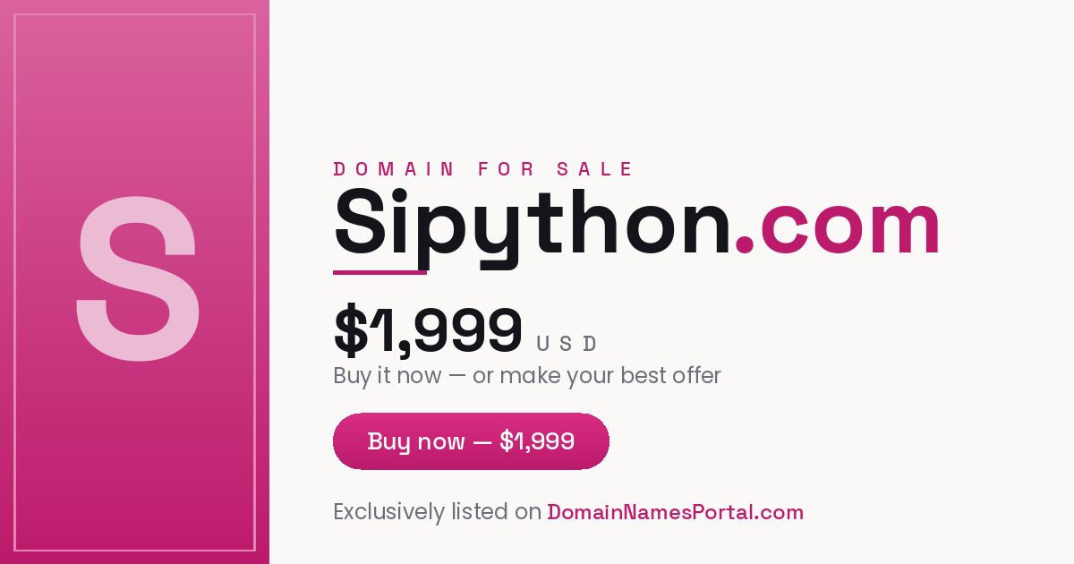 sipython.com share card