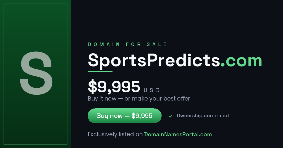 SportsPredicts.com share card