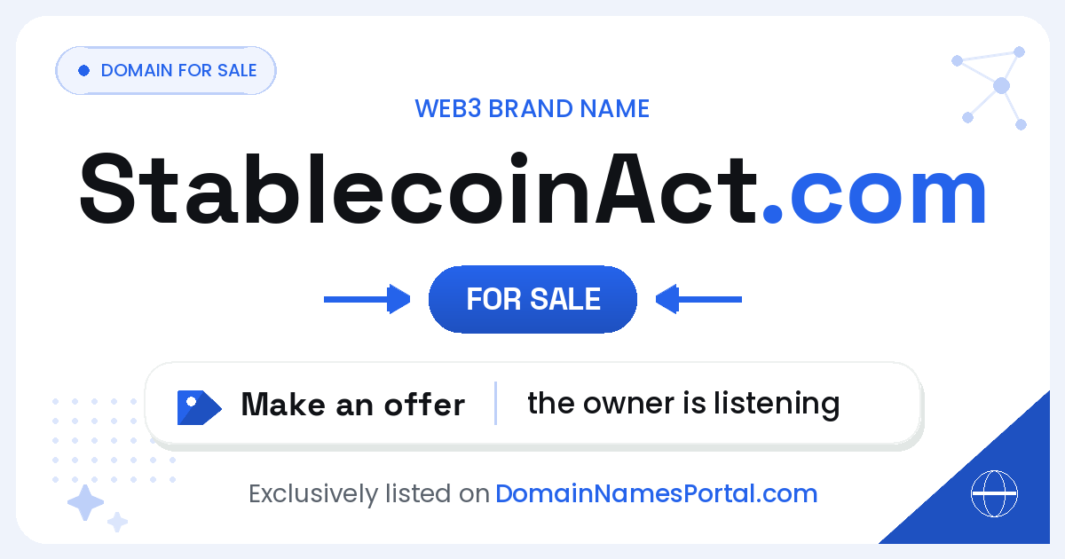 StablecoinAct.com share card