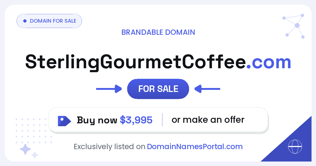 SterlingGourmetCoffee.com share card