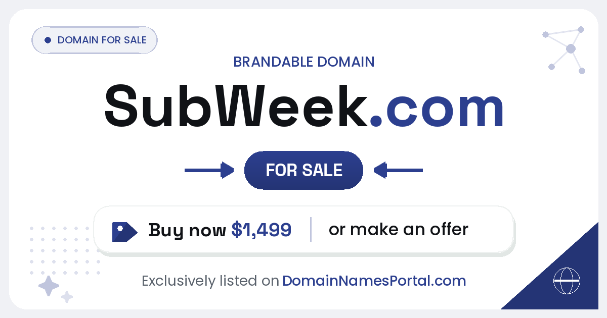 SubWeek.com share card