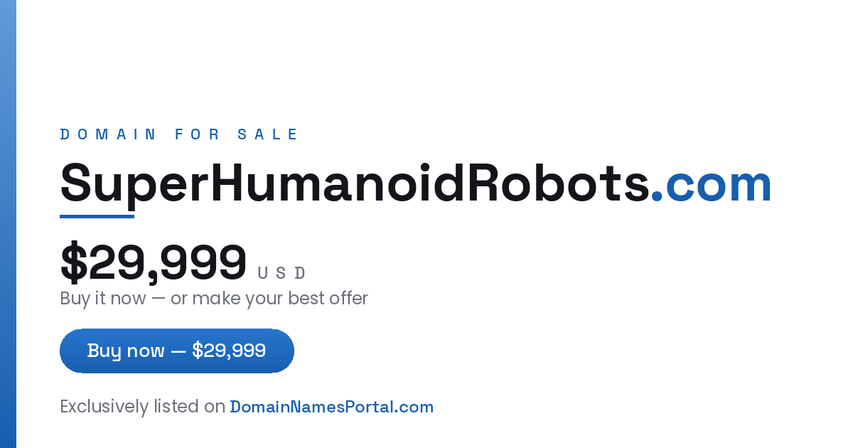 SuperHumanoidRobots.com share card
