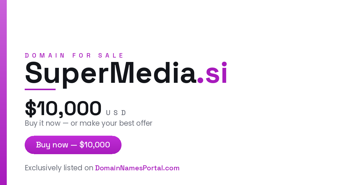 SuperMedia.si share card