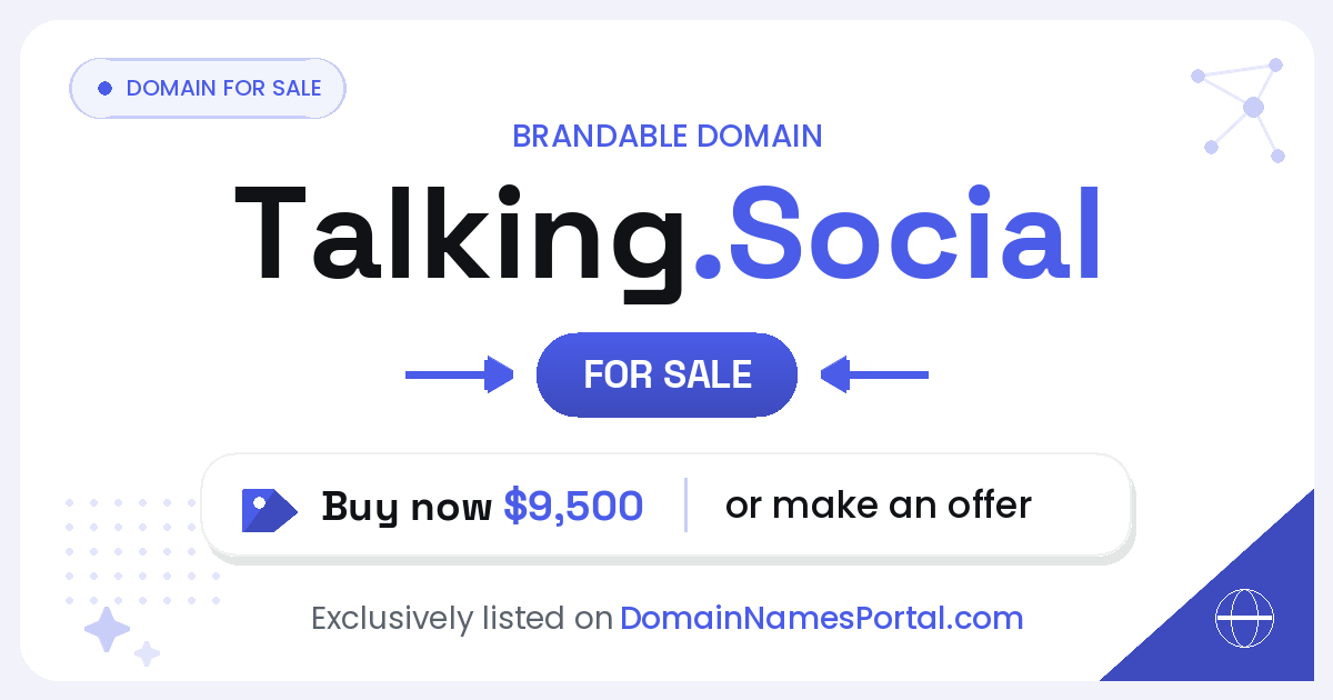 talking.social share card