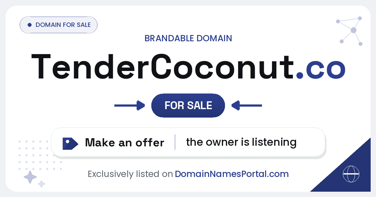 TenderCoconut.co share card