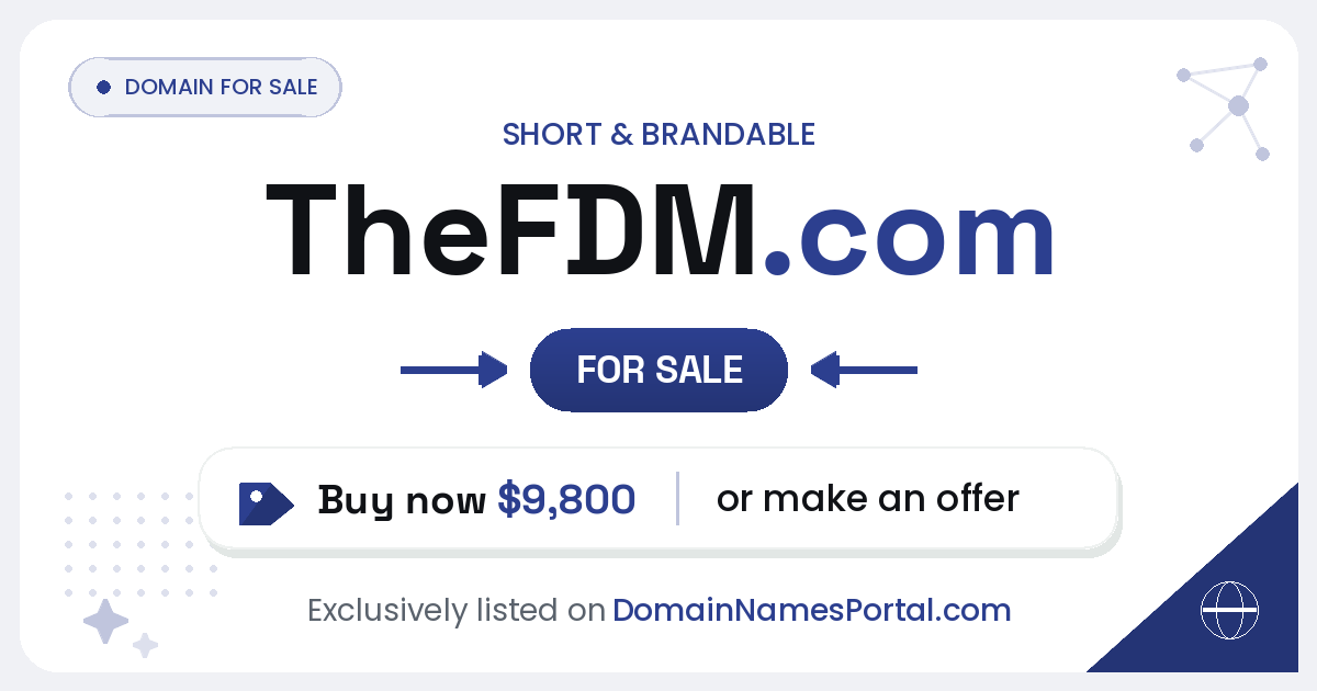 TheFDM.com share card