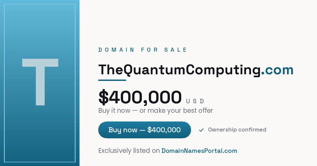 TheQuantumComputing.com share card