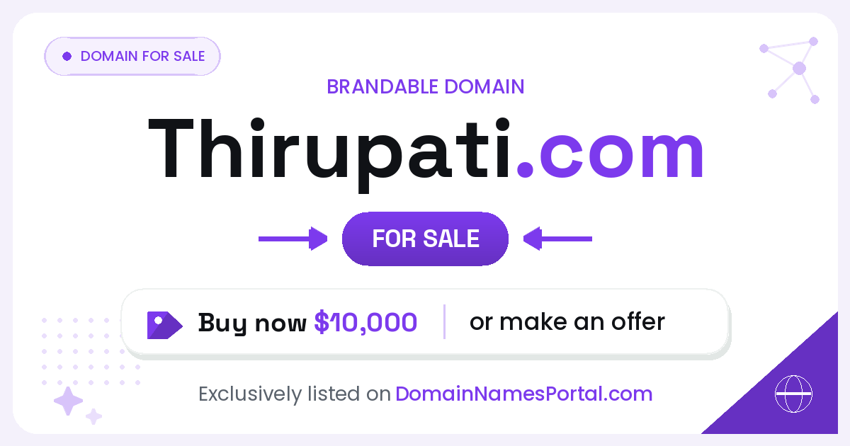 Thirupati.com share card