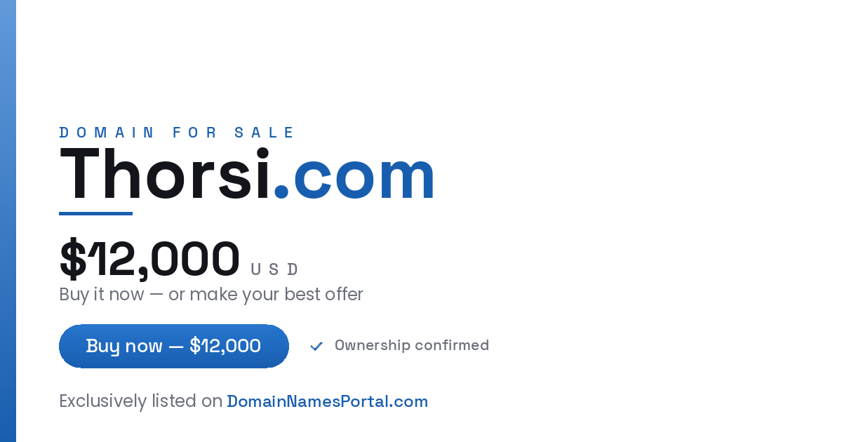 Thorsi.com share card