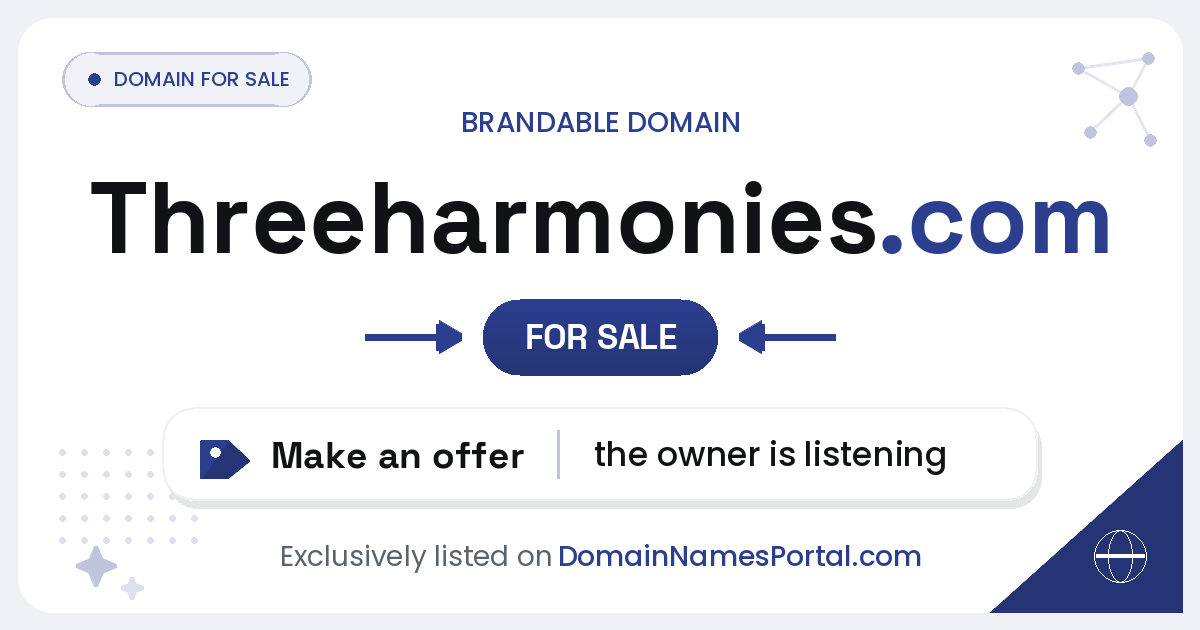 threeharmonies.com share card