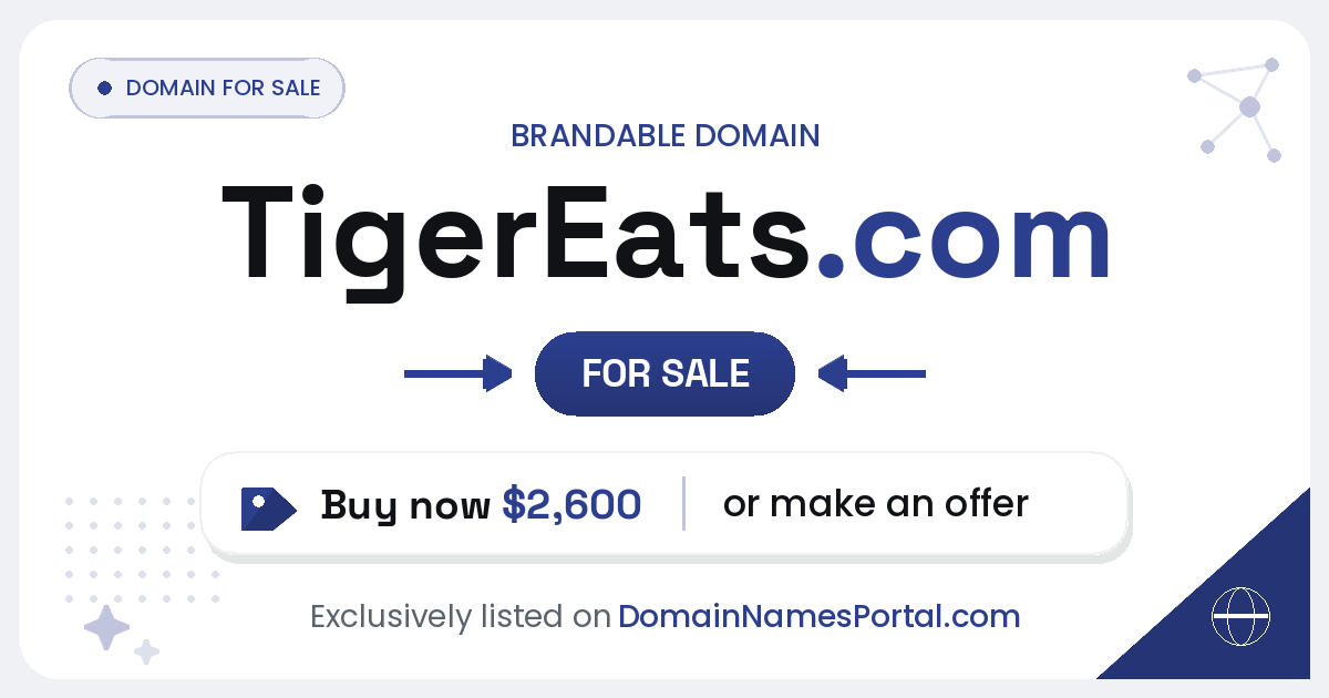 TigerEats.com share card