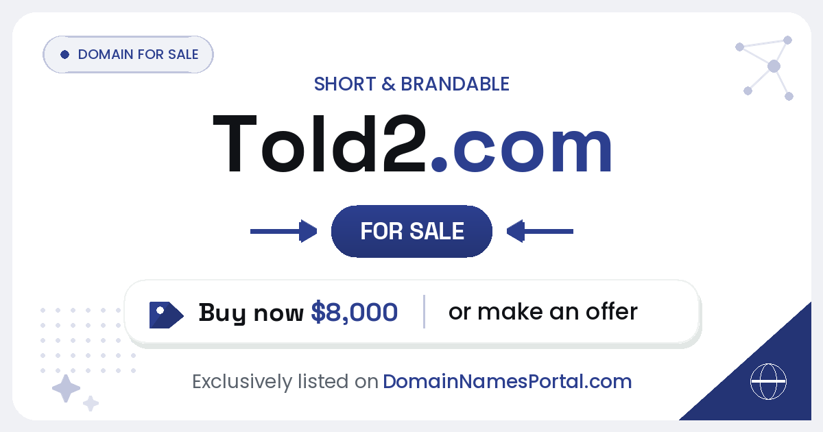 Told2.com share card