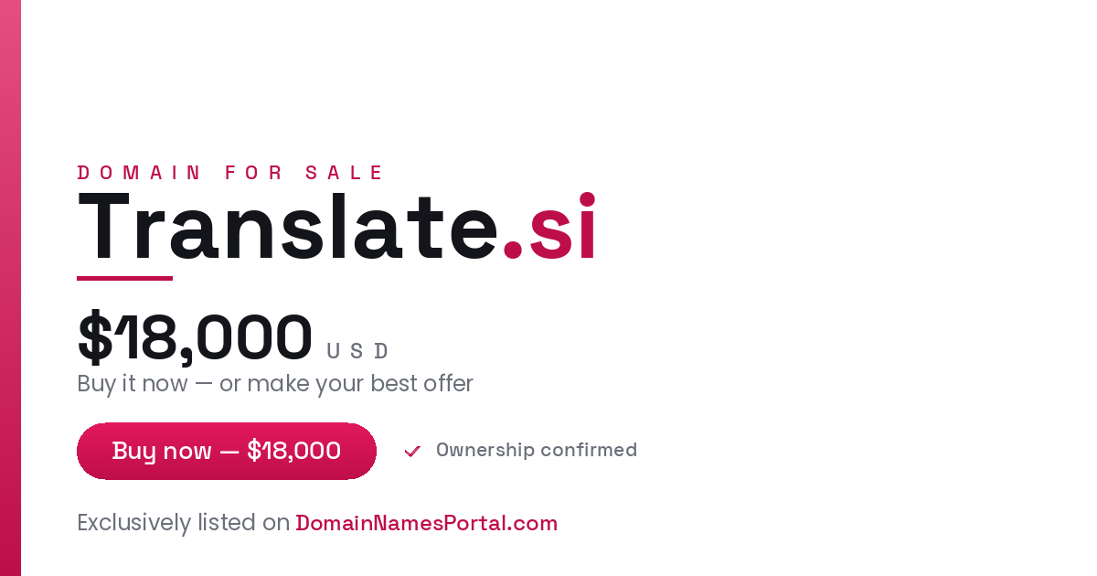 Translate.si share card