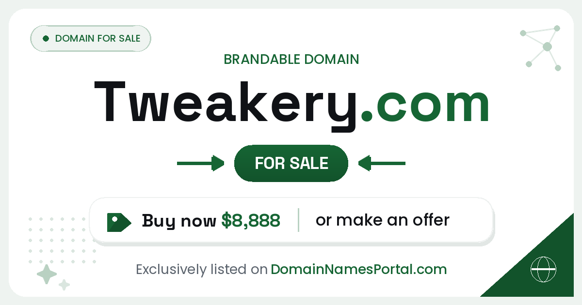 Tweakery.com share card