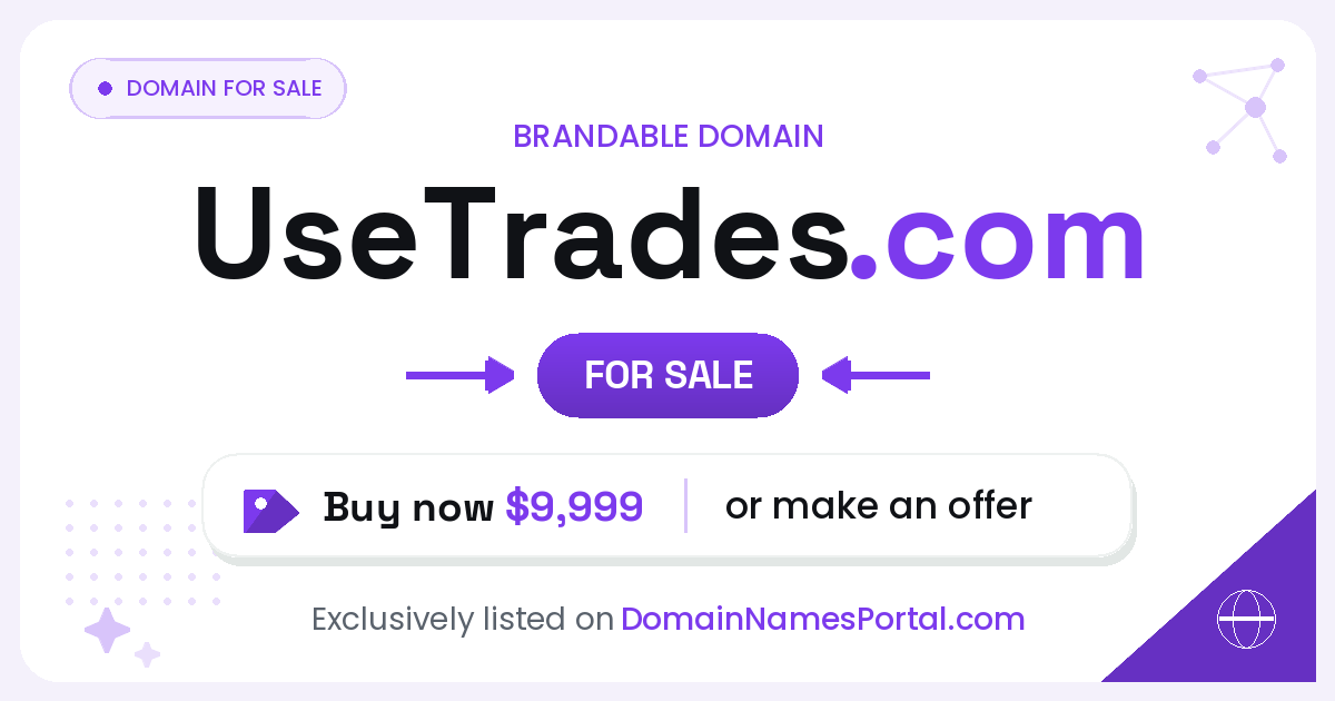 UseTrades.com share card