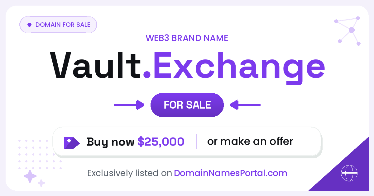 Vault.Exchange share card