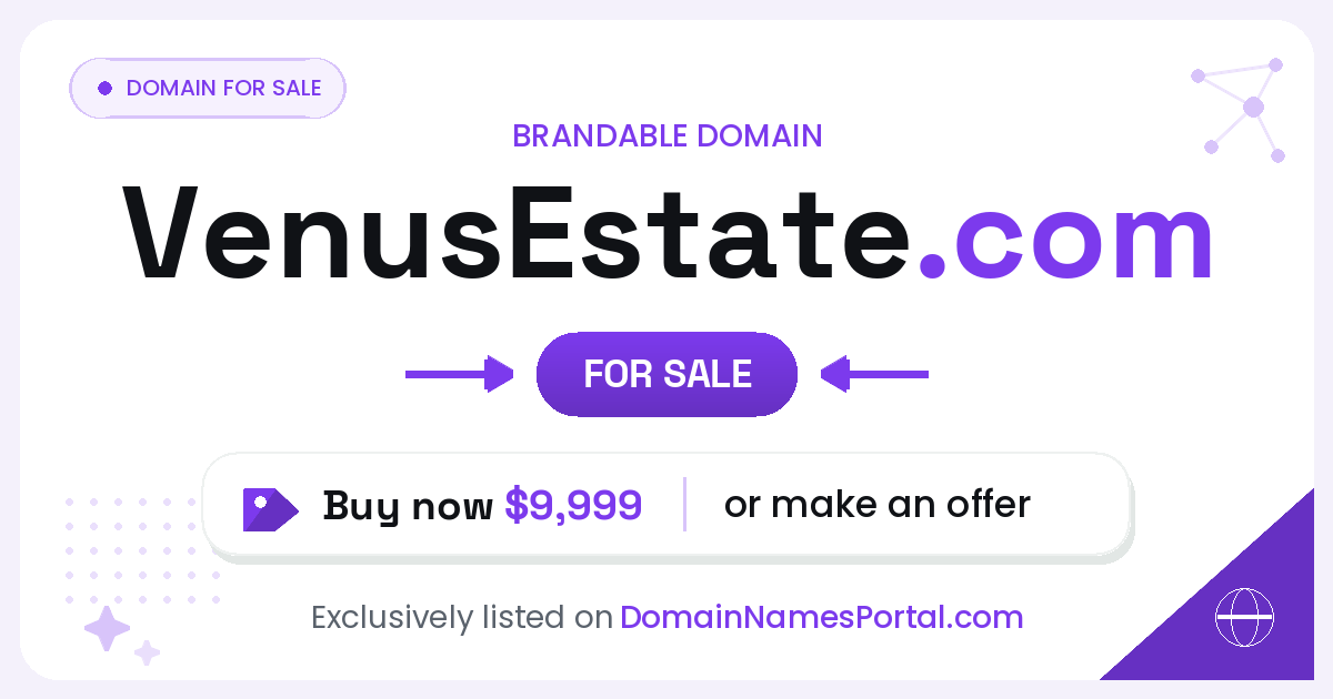 VenusEstate.com share card
