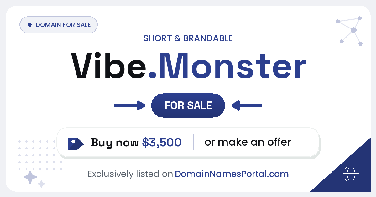 Vibe.Monster share card