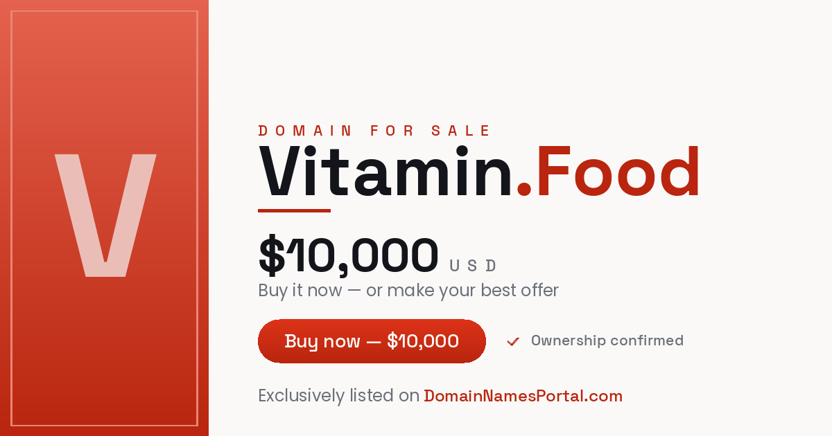 Vitamin.Food share card